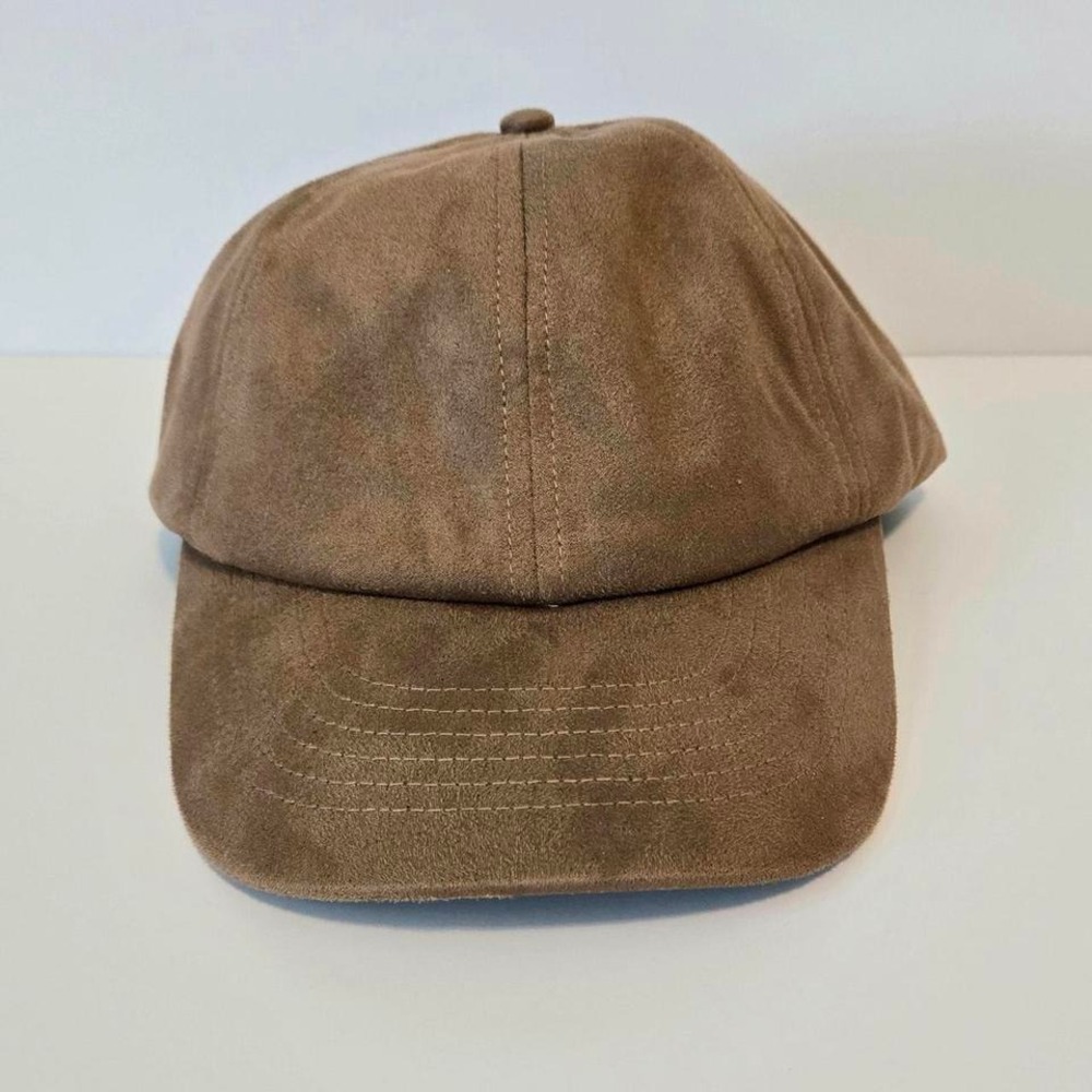 Express Brown suede adjustable baseball cap NEW